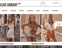 Tablet Screenshot of luxe-urbain.com